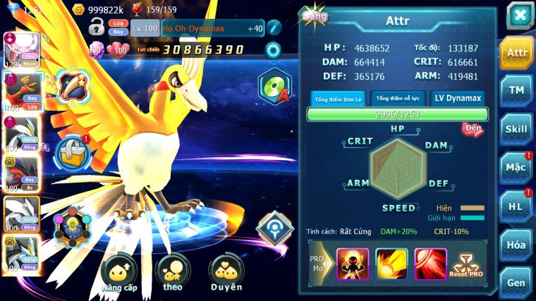 MÃ : #TTS5003 - SV 66 - TOP 11 - 2K4 SÁCH - DIANCIE CH DYNAMAX LC KHỦNG HOOH DYNAMAX WHITE DYNAMAX YVETAL BC UNVOA NHIỀU PET BÁ CHỦ NGON