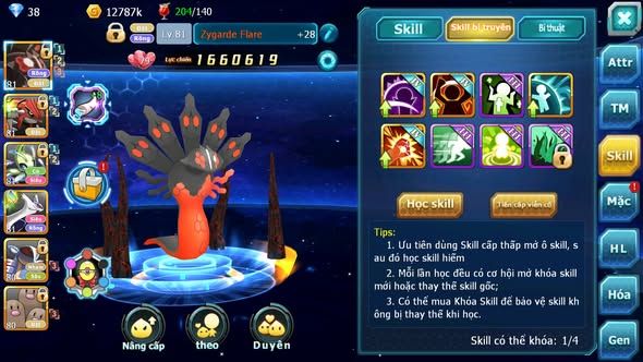 MÃ : #TTS5006 - SV 1822 - V6 - TOP10 - ZEVIL GROUDON CELEBI LATI YVETAL