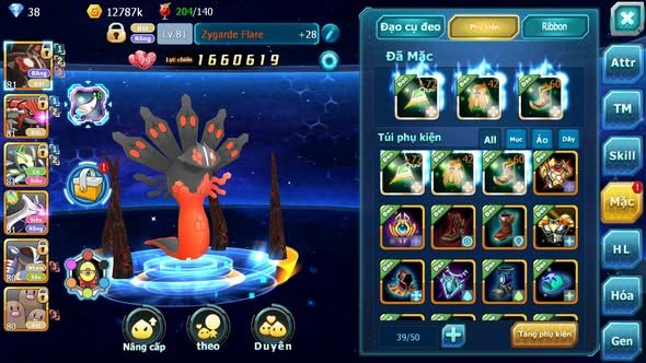 MÃ : #TTS5006 - SV 1822 - V6 - TOP10 - ZEVIL GROUDON CELEBI LATI YVETAL