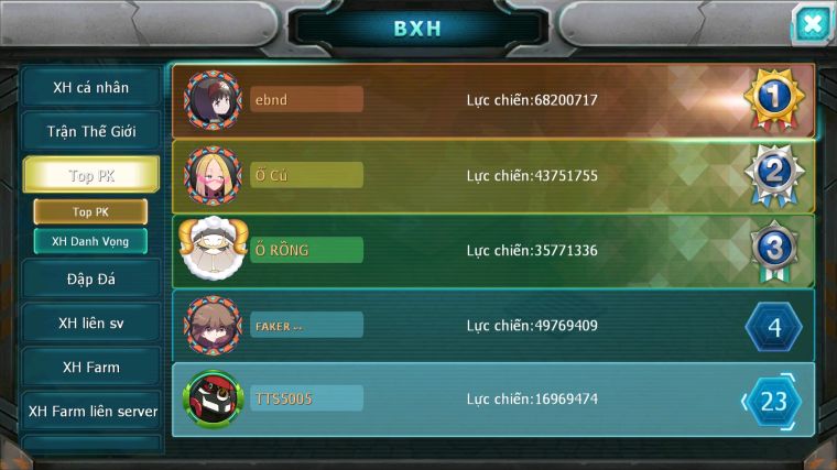 MÃ : #TTS5005 - SV 1719 -TOP 23 - V12 - TAPU BULU CỘNG HƯỞNG DYNAMAX YVETAL THẦN GIÓ BC UNVOA ĐUA TOP NGON