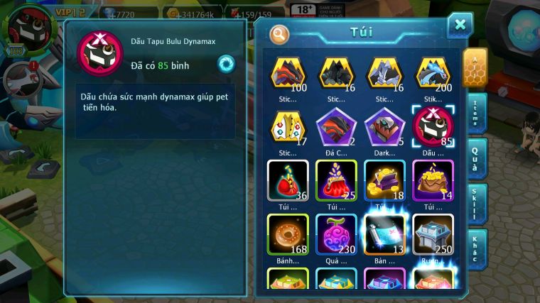 MÃ : #TTS5005 - SV 1719 -TOP 23 - V12 - TAPU BULU CỘNG HƯỞNG DYNAMAX YVETAL THẦN GIÓ BC UNVOA ĐUA TOP NGON