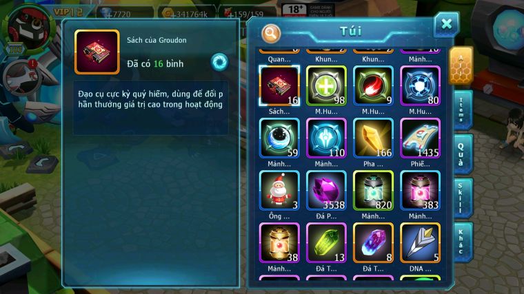 MÃ : #TTS5005 - SV 1719 -TOP 23 - V12 - TAPU BULU CỘNG HƯỞNG DYNAMAX YVETAL THẦN GIÓ BC UNVOA ĐUA TOP NGON