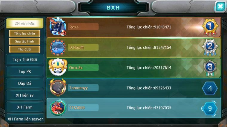 MÃ : #TTS5009 - SV 1683 - TOP 7 6K8 SÁCH - 22K KC - CẶP RỒNG BÁ CHỦ BUILD CỰC CHẤT LƯỢNG HOOH DYNAMXA THẦN GIÓ BC UNVOA HENTRAN BC