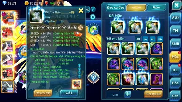 MÃ : #TTS5018 - SV 1688 - 18K KC - HOOH DYNAMAX QVLD BC CẶP LATI BC GROUDON BC UNVOA MES