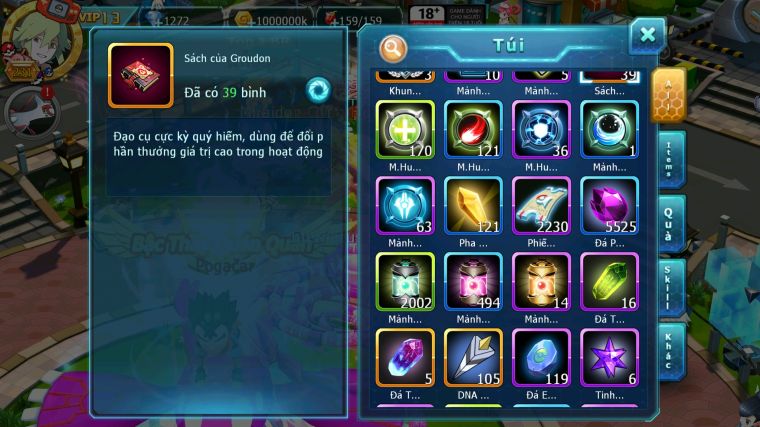 MÃ : #TTS5016 - SV 1599 - V13 - ROBOT XANH BÁ CHỦ KYOGRE BC PALKIA BC TEAM ĐIỆN BC TAPU BULU BC NHIỀU PET BC