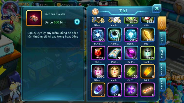 MÃ : #TTS5030 - SV 301 - TOP 16 - 600 SÁCH - HOOH CH DYNAMAX RAYQUAZA BÁ CHỦ HOOPA BÁ CHỦ Z100 UNVOA WB BC THẦN GIÓ BC NHIỀU PET HT