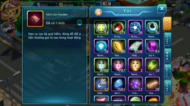 MÃ : #TTS5028 - SV 1393 - V12 - PIKACHU DYNAMAX RAIKOU CỘNG HƯỞNG HOOH BC WB DYNAMAX  UNVOA THẦN GIÓ BC NHIỀU PET HT