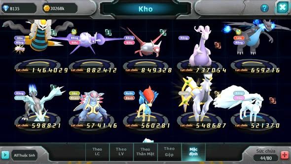 MÃ : #TTS5027 - SV 1595 - V3 - GIRATINA CẶP LATI GOODRA AMDLO