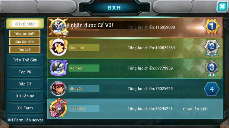 MÃ : #TTS5033 - SV 1599 - V12 - 19K KC - HOOH CH DYNAMAX UNVOA QVLD BC YVETAL THẦN GIÓ BC