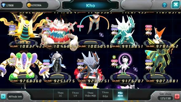 MÃ : #TTS5031 - SV 159 - TOP2 - WHITE CỘNG HƯỞNG DYNAMAX FULL SS CỰC KHỦNG BLACK CH DYNAMAX RAYQUAZA BC HOOH DYNAMAX UNVOA NHIỀU PET BÁ CHỦ NGON