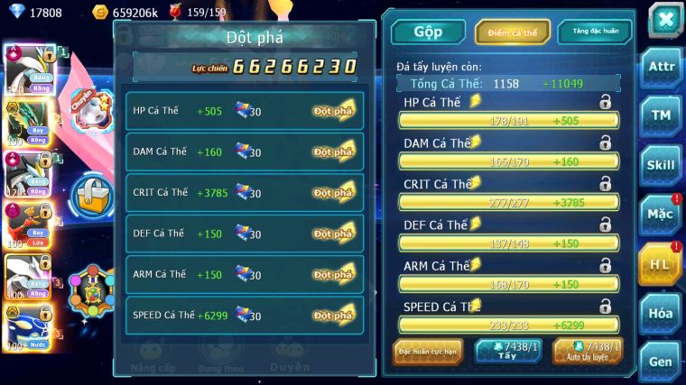 MÃ : #TTS5031 - SV 159 - TOP2 - WHITE CỘNG HƯỞNG DYNAMAX FULL SS CỰC KHỦNG BLACK CH DYNAMAX RAYQUAZA BC HOOH DYNAMAX UNVOA NHIỀU PET BÁ CHỦ NGON