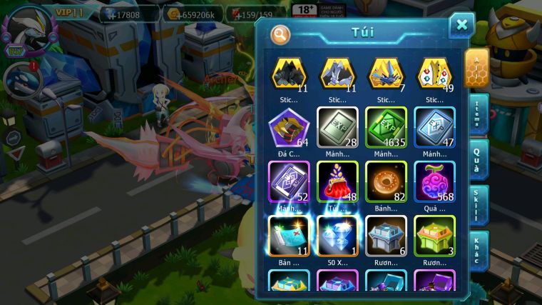 MÃ : #TTS5031 - SV 159 - TOP2 - WHITE CỘNG HƯỞNG DYNAMAX FULL SS CỰC KHỦNG BLACK CH DYNAMAX RAYQUAZA BC HOOH DYNAMAX UNVOA NHIỀU PET BÁ CHỦ NGON