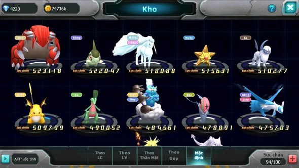 MÃ : #TTS5038 - SV 1789 - 1K SÁCH - DIANCIE XERM UNVOA LATI LUGIA GOODRA