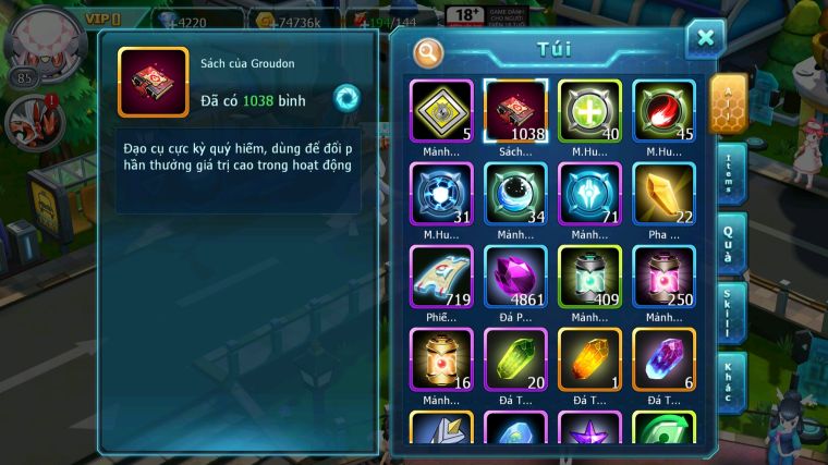 MÃ : #TTS5038 - SV 1789 - 1K SÁCH - DIANCIE XERM UNVOA LATI LUGIA GOODRA