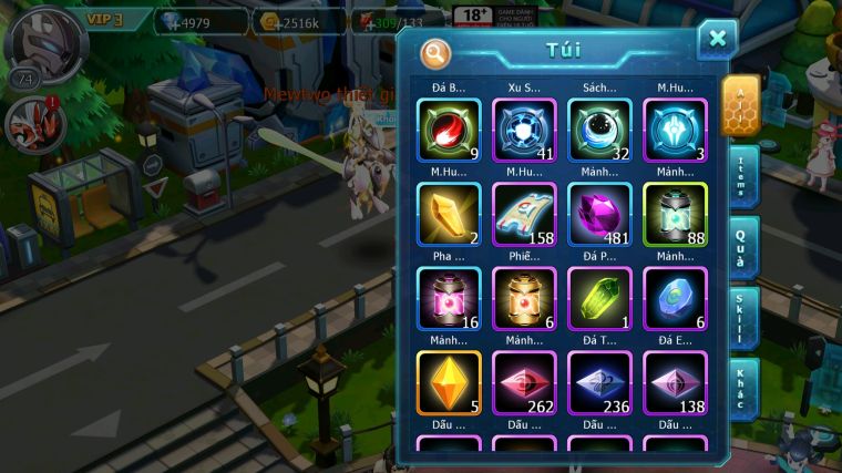 MÃ : #TTS5037 - SV 1733 - V3 - MEW GIÁP BÁ CHỦ JIRACHI  CELEBI LUGIA TAPU LELE