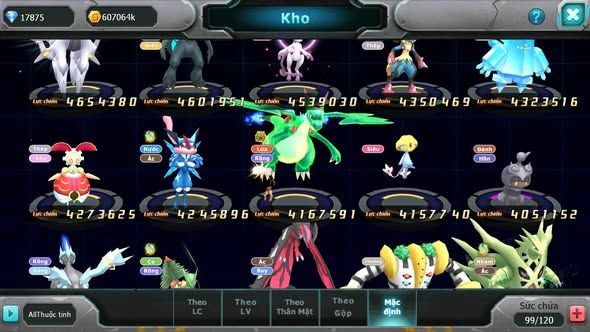 MÃ : #TTS5043 - SV 1024 - TOP 17 - 4K1 SÁCH - 100 MẢNH W CH PALKIA CỘNG HƯỞNG CẶP CÁ BÁ CHỦ WB BC UNVOA CẶP LATI BC QUÁ NGON