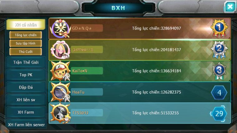 MÃ : #TTS5043 - SV 1024 - TOP 17 - 4K1 SÁCH - 100 MẢNH W CH PALKIA CỘNG HƯỞNG CẶP CÁ BÁ CHỦ WB BC UNVOA CẶP LATI BC QUÁ NGON