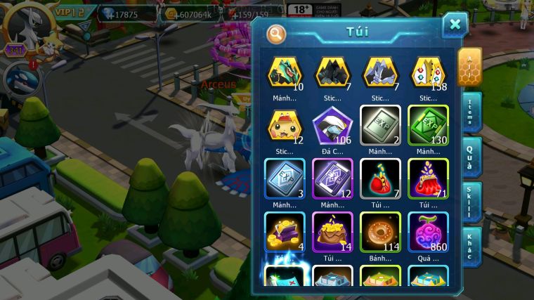 MÃ : #TTS5043 - SV 1024 - TOP 17 - 4K1 SÁCH - 100 MẢNH W CH PALKIA CỘNG HƯỞNG CẶP CÁ BÁ CHỦ WB BC UNVOA CẶP LATI BC QUÁ NGON