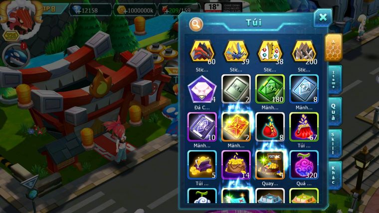 MÃ : #TTS5042 - SV1194 - TOP 23 - HOOH CH DYNAMAX DIANCIE DYNAMX YVETAL THẦN GIÓ BC QVLD BC NHIỀU PET BC