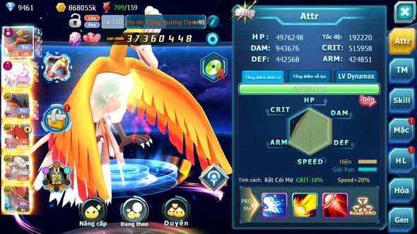 MÃ : #TTS5049 - SV916 - TOP18 - HOOH CH DYNAMAX LC SIÊU KHỦNG DIANCIE DYNAMAX YVETAL BC QVLD BC YVETAL BC NHIỀU PET HT