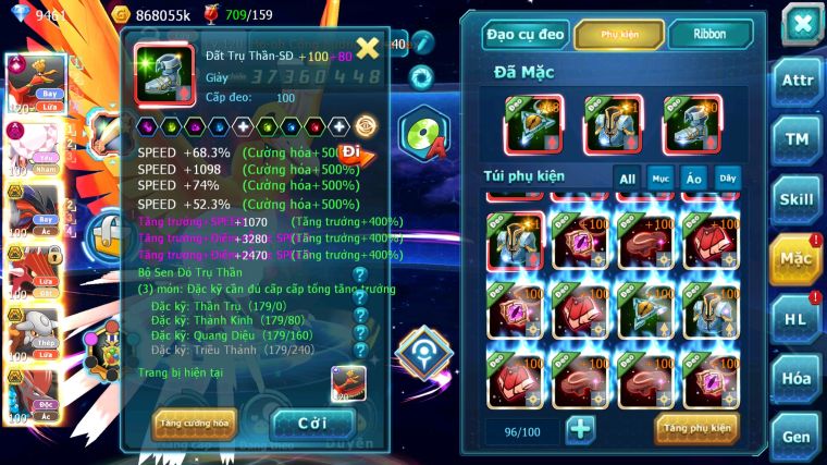 MÃ : #TTS5049 - SV916 - TOP18 - HOOH CH DYNAMAX LC SIÊU KHỦNG DIANCIE DYNAMAX YVETAL BC QVLD BC YVETAL BC NHIỀU PET HT