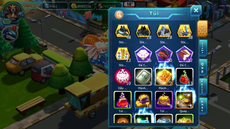 MÃ : #TTS5049 - SV916 - TOP18 - HOOH CH DYNAMAX LC SIÊU KHỦNG DIANCIE DYNAMAX YVETAL BC QVLD BC YVETAL BC NHIỀU PET HT