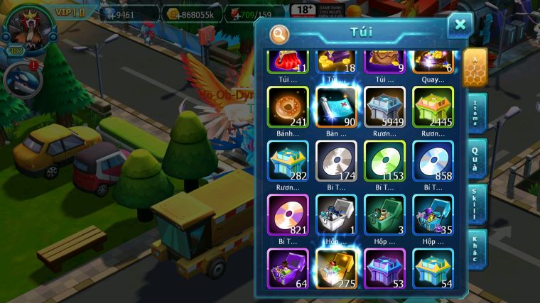 MÃ : #TTS5049 - SV916 - TOP18 - HOOH CH DYNAMAX LC SIÊU KHỦNG DIANCIE DYNAMAX YVETAL BC QVLD BC YVETAL BC NHIỀU PET HT