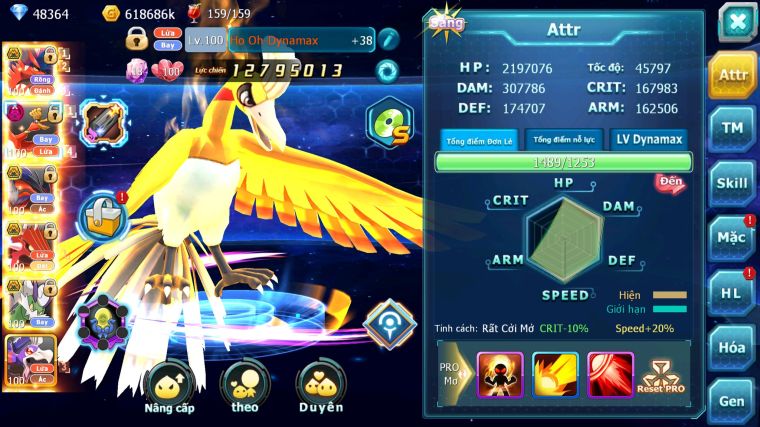 MÃ : #TTS5047 - SV1610 - V15 - TOP 27 - 48K KC - KORAIDON BÁ CHỦ HOOH DYANAMX YVETAL BC QVLD BC THẦN GIÓ BC CẶP LATI BC QUÁ NGON