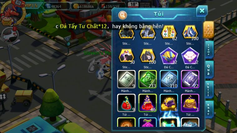 MÃ : #TTS5047 - SV1610 - V15 - TOP 27 - 48K KC - KORAIDON BÁ CHỦ HOOH DYANAMX YVETAL BC QVLD BC THẦN GIÓ BC CẶP LATI BC QUÁ NGON