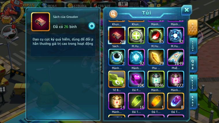 MÃ : #TTS5047 - SV1610 - V15 - TOP 27 - 48K KC - KORAIDON BÁ CHỦ HOOH DYANAMX YVETAL BC QVLD BC THẦN GIÓ BC CẶP LATI BC QUÁ NGON