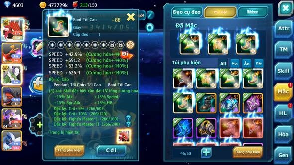 MÃ : #TTS5070 -SV 1779 - V9 QVLD BC THẦN GIÓ BC HOOH YVETAL DRAK HOOH LUGIA