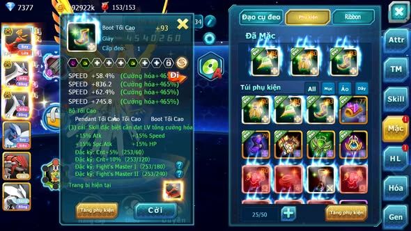 MÃ : #TTS5068 - SV 1763 - HOOH BÁ CHỦ UNVOA CẶP LATI BC GOODRA GROUDON