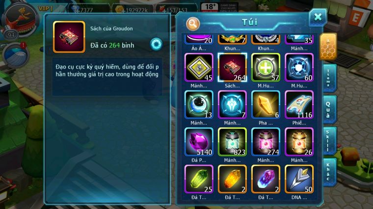 MÃ : #TTS5068 - SV 1763 - HOOH BÁ CHỦ UNVOA CẶP LATI BC GOODRA GROUDON