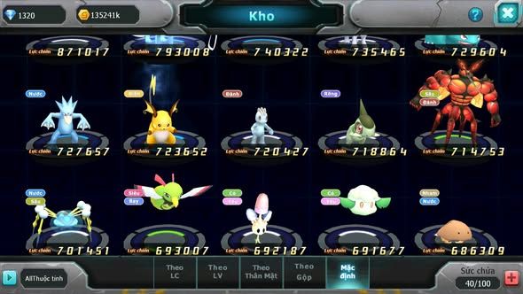 MÃ : #TTS5075 - SV 1762 - V3 - UNVOA LUGIA LATI MEGA CHAR BÁ CHỦ