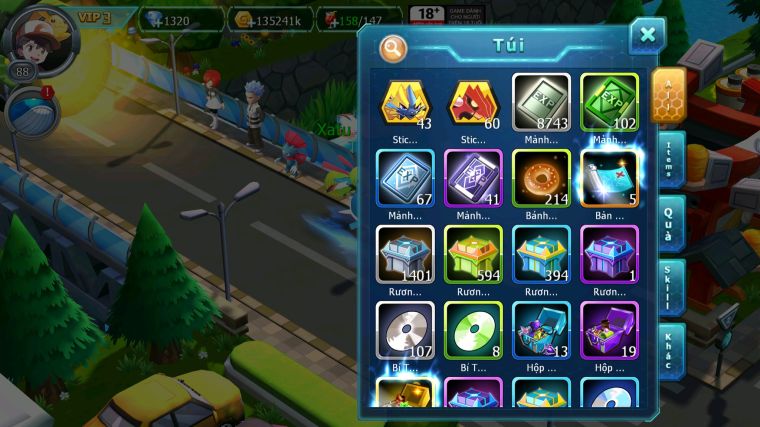 MÃ : #TTS5075 - SV 1762 - V3 - UNVOA LUGIA LATI MEGA CHAR BÁ CHỦ