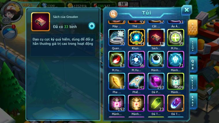 MÃ : #TTS5075 - SV 1762 - V3 - UNVOA LUGIA LATI MEGA CHAR BÁ CHỦ