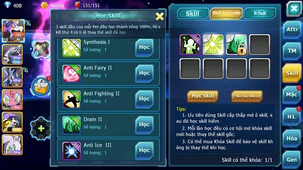 MÃ : #TTS5072 - SV 1586 - DRAK HOOH PALKIA PR DIGAL MES RAIKOU LUGIA LATI