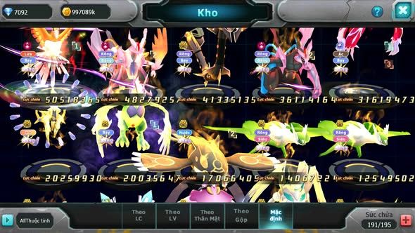 MÃ : #TTS5071 - SV45 - TOP 5-6 - V15 - HOOH WB YVETAL CH DYNAMAX RAYQUAZA BC SÁNG THẾ BÁ CHỦ CẶP LATI BC