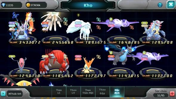 MÃ : #TTS5079 - SV 1764 - 11K KC - 2K8 SÁCH - UNVOA HOOH CẶP LATI GROUDON VICTINI