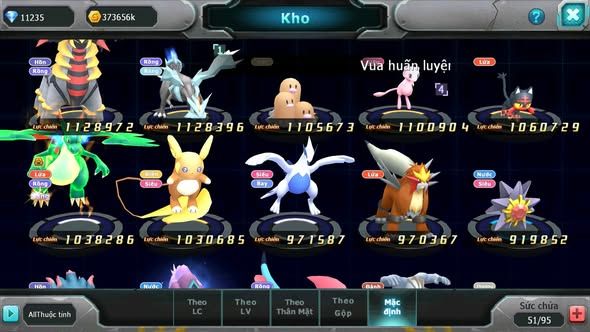 MÃ : #TTS5079 - SV 1764 - 11K KC - 2K8 SÁCH - UNVOA HOOH CẶP LATI GROUDON VICTINI
