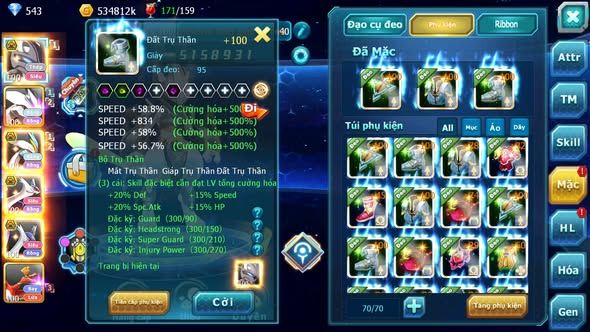 MÃ : #TTS5078 - SV 1188 - MEW GIÁP BC UNVOA WHITE BC CẶP LATI BC HOOH QVLD BC V10