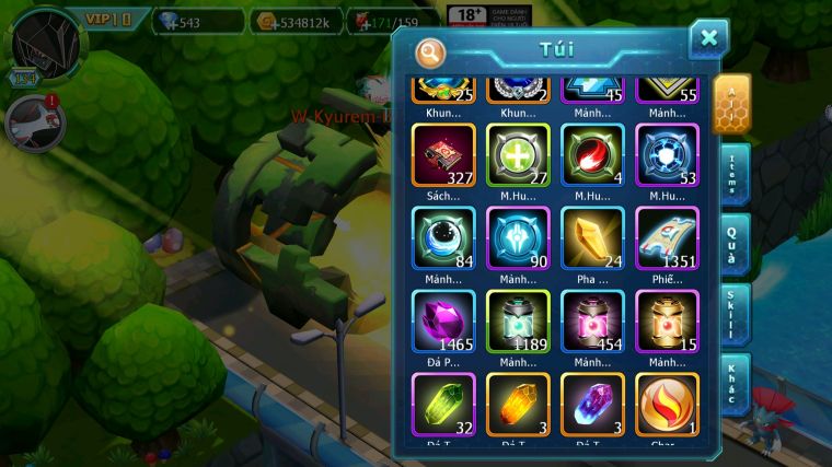 MÃ : #TTS5078 - SV 1188 - MEW GIÁP BC UNVOA WHITE BC CẶP LATI BC HOOH QVLD BC V10