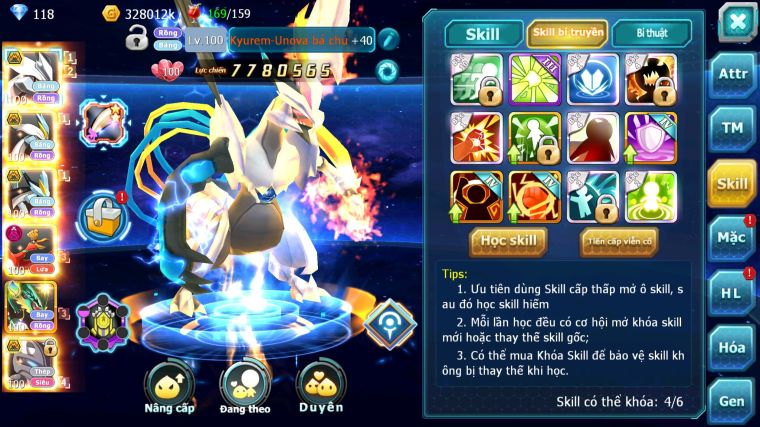 MÃ : #TTS5076 - SV 1727 - TOP41 - V14 UNVOA BÁ CHỦ WB BÁ CHỦ HOOH BC DYNAMAX MEW GIÁP BC RAYQUAZA NHIỀU PET HT