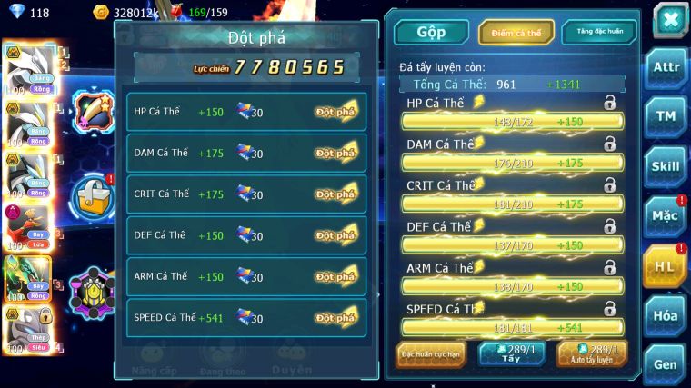 MÃ : #TTS5076 - SV 1727 - TOP41 - V14 UNVOA BÁ CHỦ WB BÁ CHỦ HOOH BC DYNAMAX MEW GIÁP BC RAYQUAZA NHIỀU PET HT