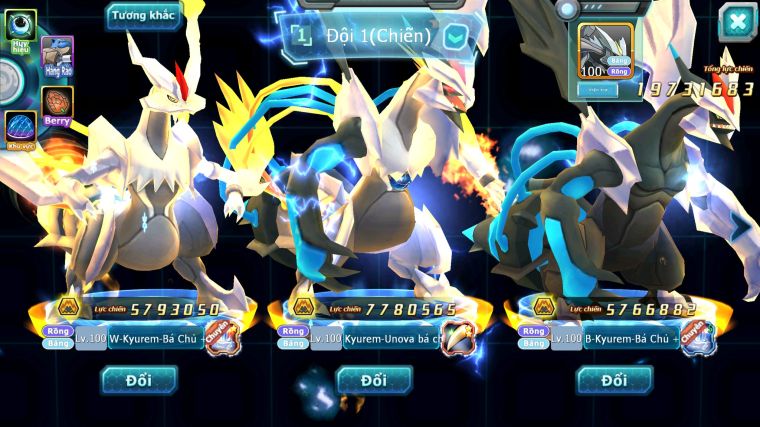 MÃ : #TTS5076 - SV 1727 - TOP41 - V14 UNVOA BÁ CHỦ WB BÁ CHỦ HOOH BC DYNAMAX MEW GIÁP BC RAYQUAZA NHIỀU PET HT