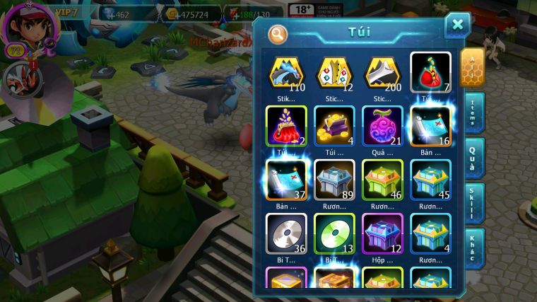 MÃ : #TTS5081 - SV 1837 - V7 - TOP 19 - HOOH GROUDON RAIKOU SUICUN AMDLO