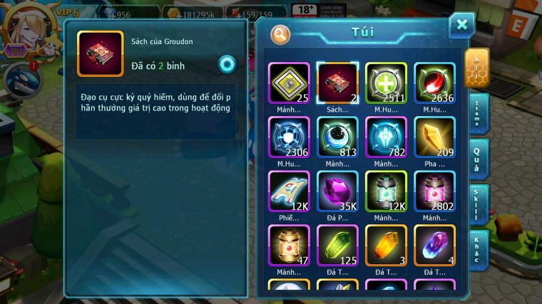 MÃ : #TTS5085 - SV 66 - TOP 15 - DIANCIE CH DYNAMAX HOOH DYNAMAX WHITE DYNAMAX YVETAL BC UNVOA BLACK BC NHIỀU PET BÁ CHỦ NGON LÀNH