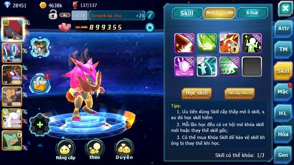 MÃ : #TTS5083 - SV 1659 - 24K KC - ZOROA BÁ CHỦ SUICUN ZEIVL V4 -