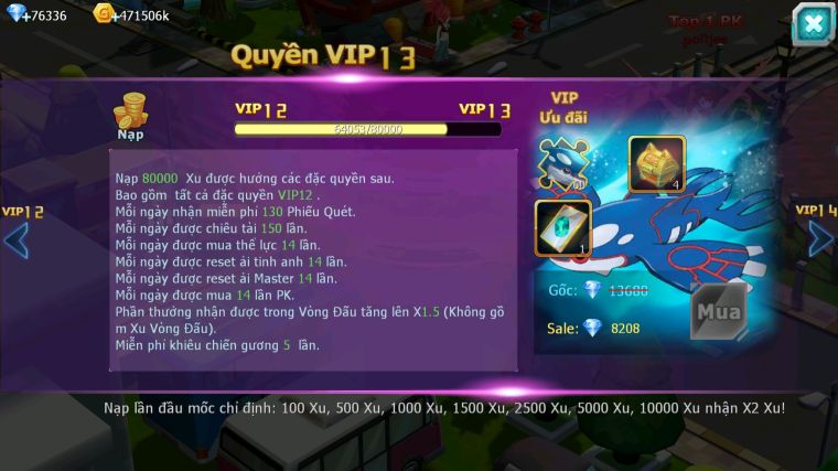 MÃ : #TTS5087 - SV 1802 - TOP3 ALL - 76K KC - 4K SÁCH - CẶP CÁ BÁ CHỦ UNVOA GIRAITNA BÁ CHỦ ĐUA TOP QUÁ NGON