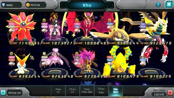 MÃ : #TTS5096 - SV 538- TOP11 - 46K KC - 3K5 SÁCH - V14 - HOOH DYNAMXA HOOPA BÁ CHỦ RAYQUAZA BC LUGIA CỘNG HƯỞNG UNVOA WB BC NHIỀU PET BÁ CHỦ